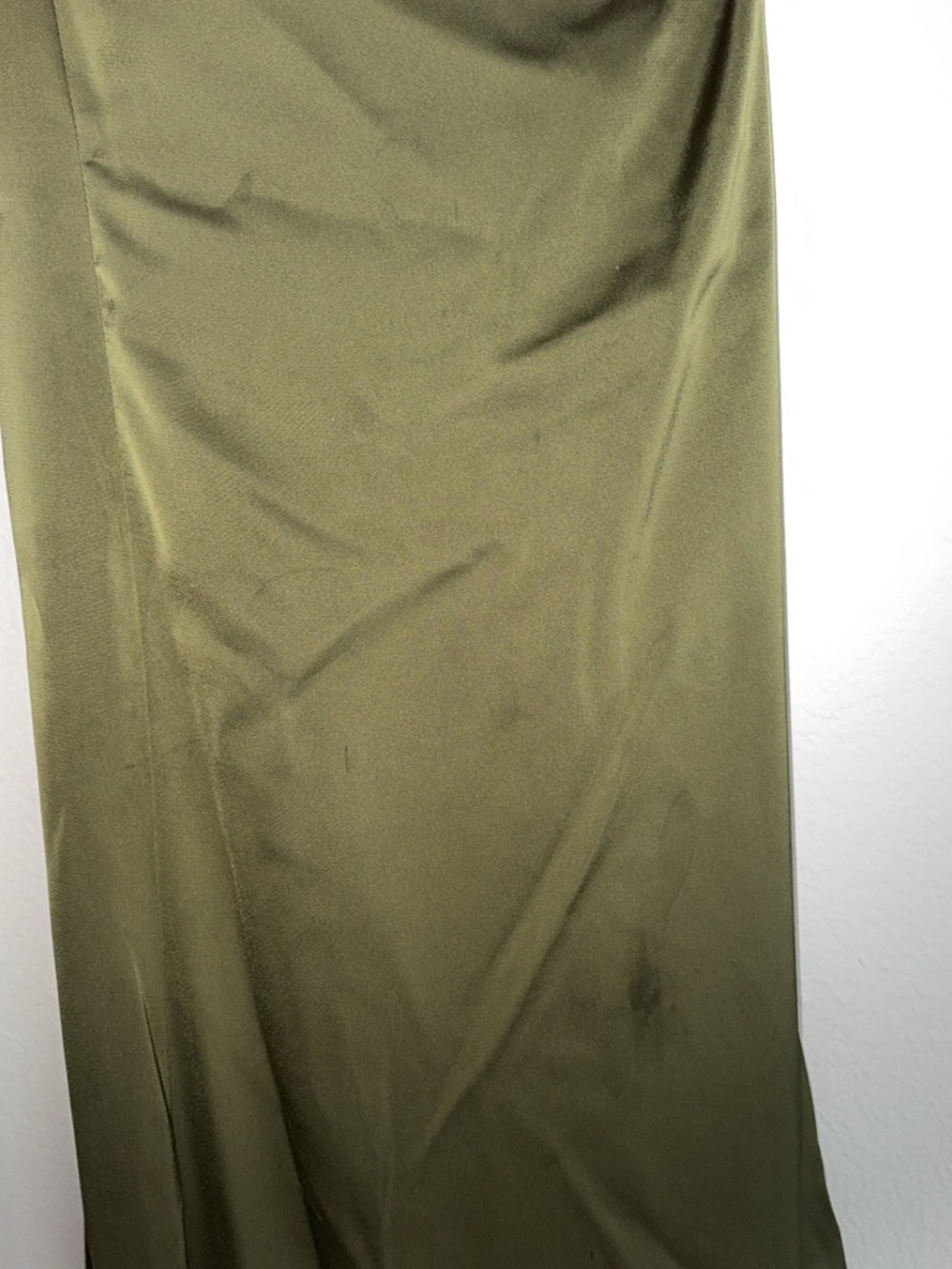 BIRDY GREY: BRIDESMAID DRESS MARTINI GREEN - MATTE SATIN -
STYLE: the Lydia - Picture 10 of 11